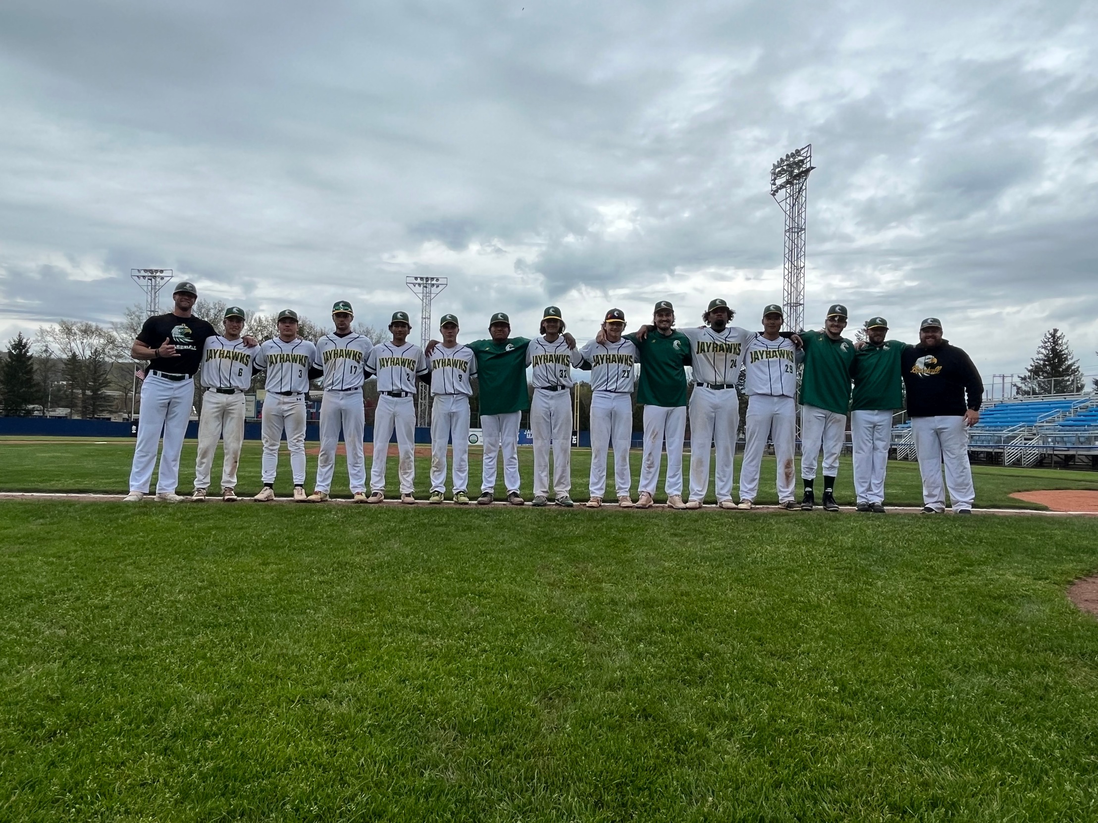 Baseball Celebrates Sophomores Sunday Afternoon Against Erie CC