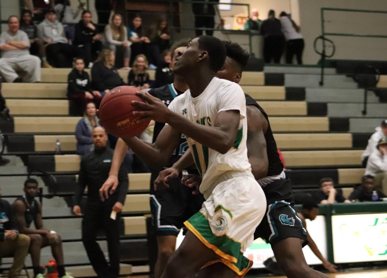 Thomas notched a double-double in a loss to Sinclair Community College