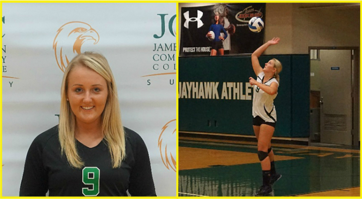 Women's Volleyball player Hannah Vezina Honored